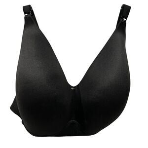 Cacique By Lane Bryant Lightly Lined No Wire Black Bra Size 50DDD